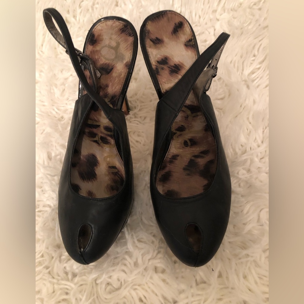 Platform sling back